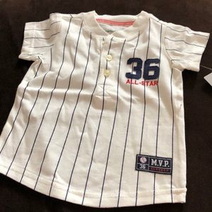 NWT! Carters baseball T-shirt (3mo)